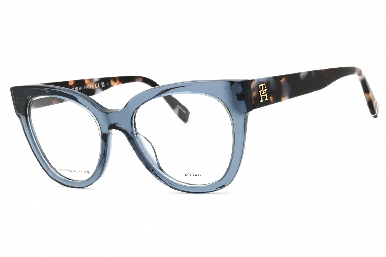 TOMMY HILFIGER TH2054-PJP-52 Eyeglasses Size 52mm 19mm 140mm blue Women